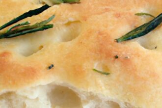 Rustic Homemade Focaccia: Rosemary & Sea Salt Delight