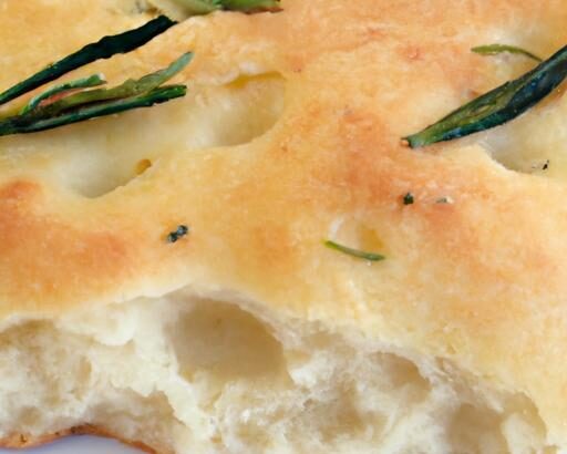 Rustic Homemade Focaccia: Rosemary & Sea Salt Delight