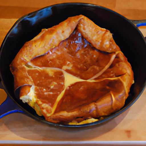 Savoring Dutch Baby Delight: Gruyère & Ham Twist
