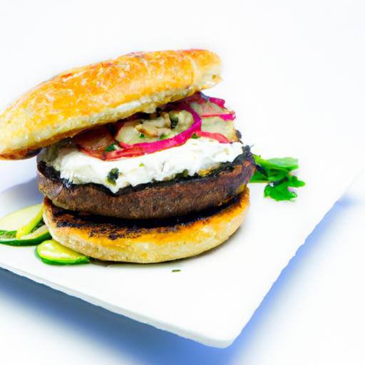 Savor the Flavor: Lamb Burger with Feta and Tzatziki Twist