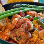 Sizzling Cajun Shrimp & Sausage Skillet: A Flavorful Feast