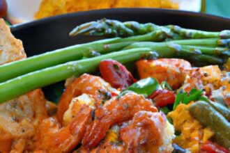 Sizzling Cajun Shrimp & Sausage Skillet: A Flavorful Feast