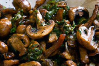 Savory Garlic Herb Roasted Mushrooms: A Flavorful Delight