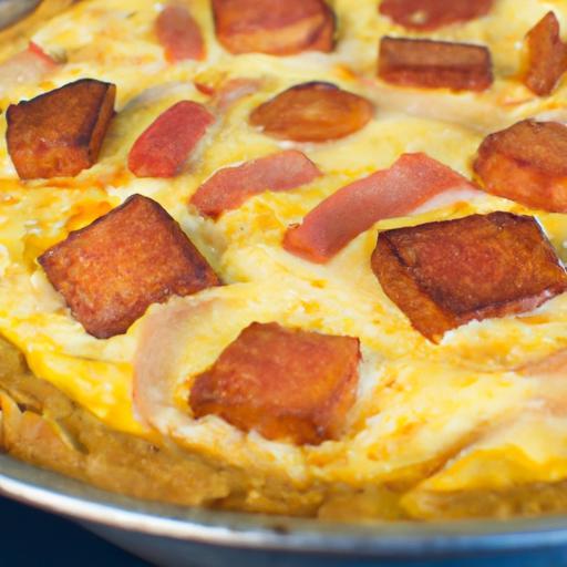Morning Feast: How to Make Breakfast Pizza with Eggs & Sausage