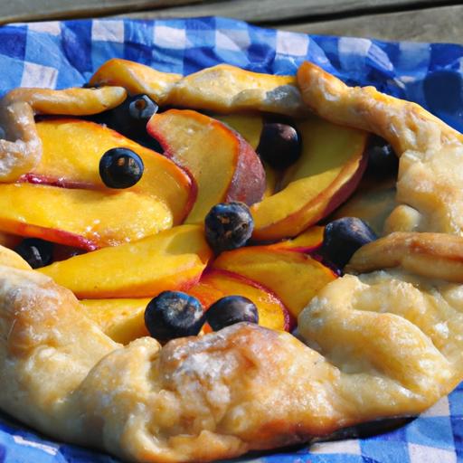 Rustic Peach Blueberry Galette: A Summer Harvest Delight