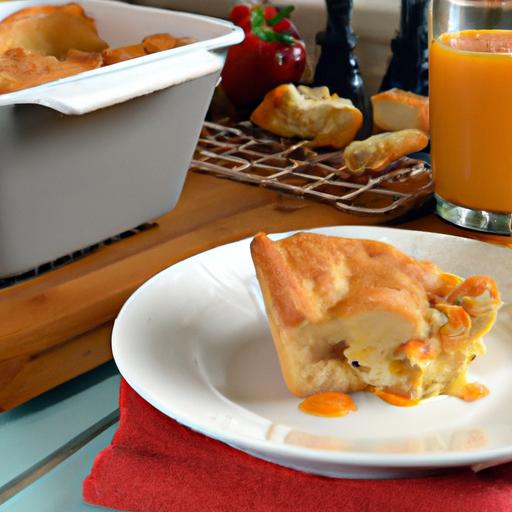 Hearty Breakfast Casserole: Eggs, Sausage & Cheese Delight