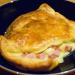 Fluffy Savory Dutch Baby: Gruyère & Ham Delight Recipe