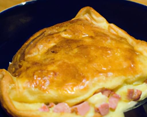 Fluffy Savory Dutch Baby: Gruyère & Ham Delight Recipe