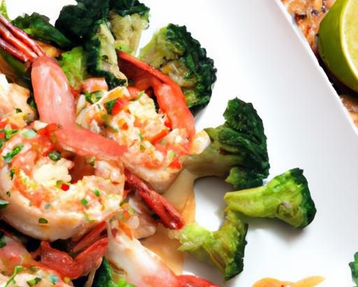 Zesty Garlic Lemon Shrimp with Crisp Broccoli Delight