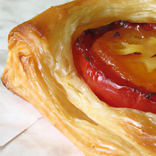 Flaky Tomato Tart with Puff Pastry: A Savory Delight