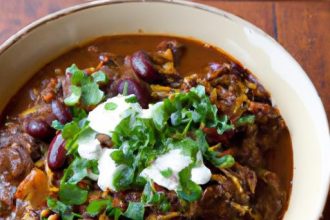 Savor the Flavor: Crafting the Perfect Hearty Beef Chili