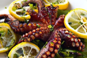 Zesty Grilled Octopus Lemon: A Citrus Seafood Delight