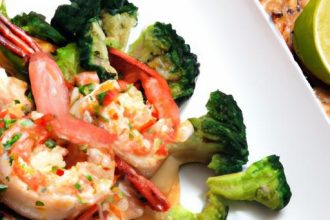 Zesty Garlic Lemon Shrimp with Crisp Broccoli Delight